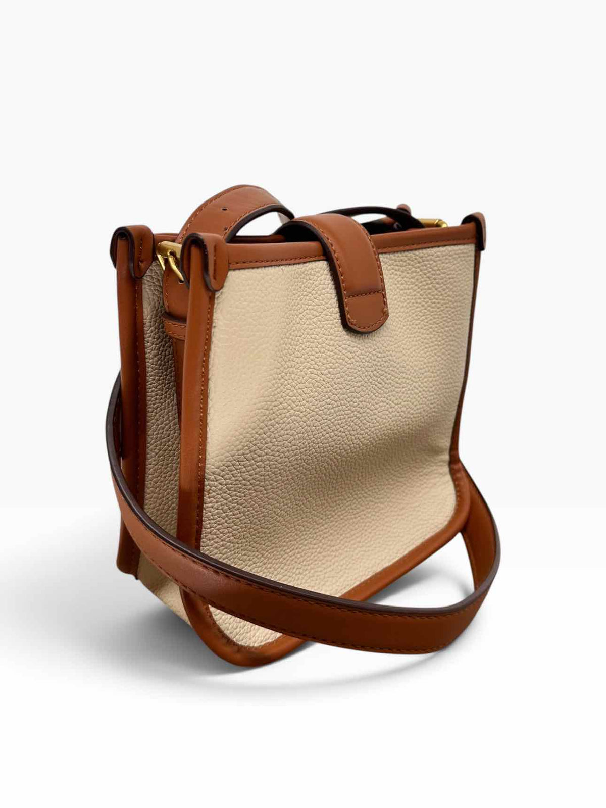 Antik Kraft Cream Faux Leather Crossbody