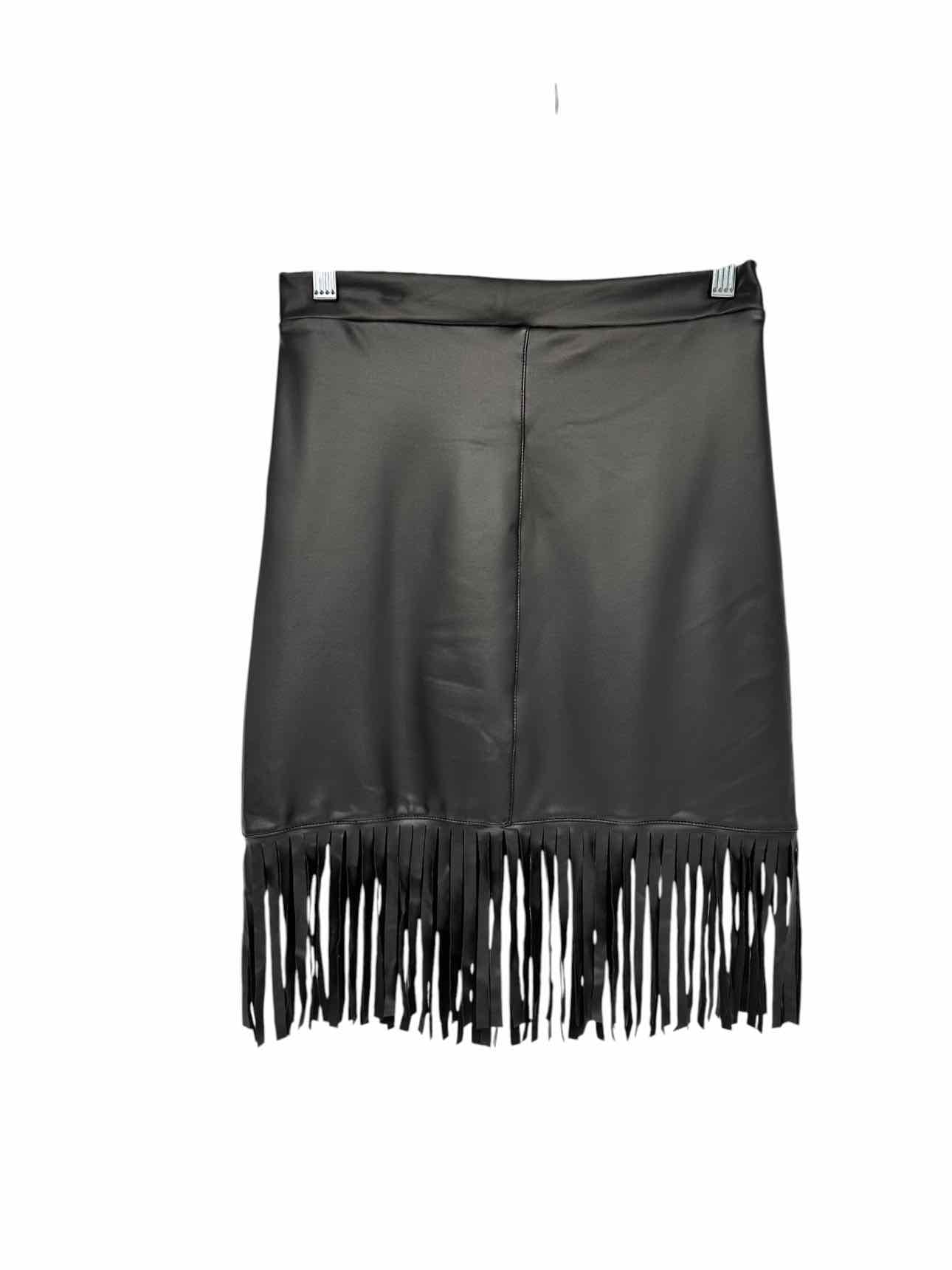 Coco +  Carmen Black Alexi Fringe Skirt  Size S/M **NEW**