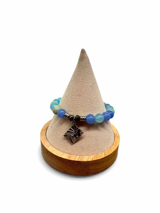 T. Jazelle Blue Jane Bracelet w/ Postcard Charm