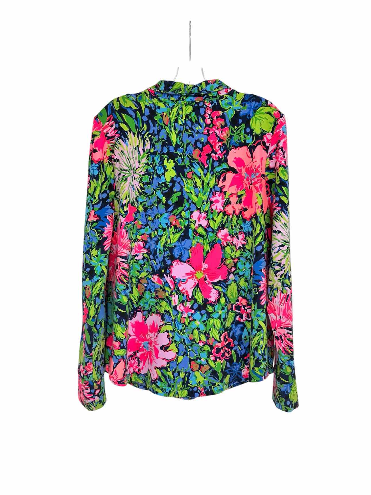 Lilly Pulitzer UPF 50+ Leona Zip Up Sweatshirt Size L