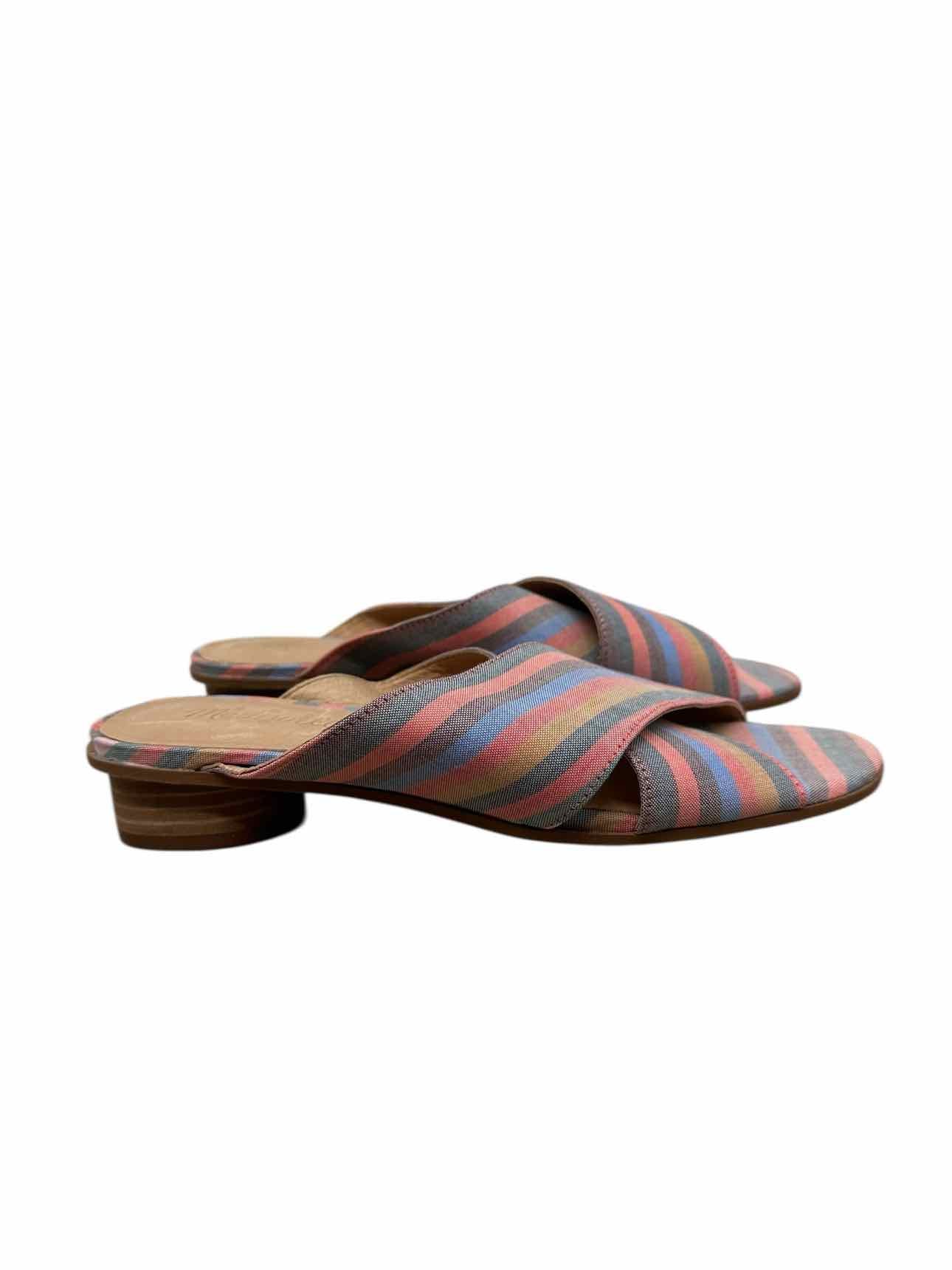 Madewell Ruthie Crisscross Mule Multi-Color Shoe Size 8.5 **NEW**