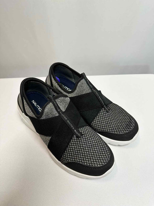 Nautica Teslyn Black Platform Sneakers