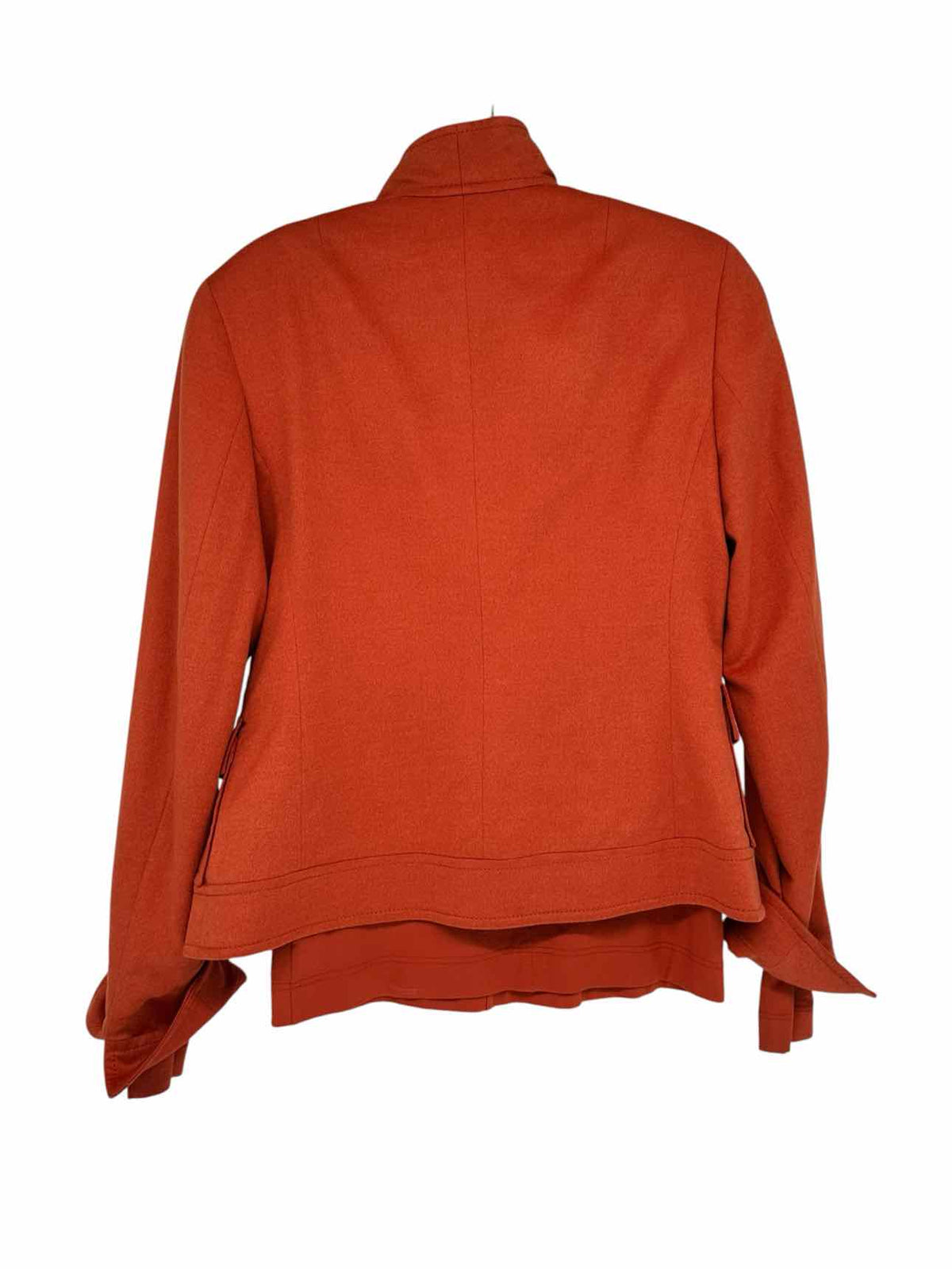 Akris Punto Bergdorf Goodman Wool & Angora Blazer w/ Matching Mockneck Top Orange Size 4