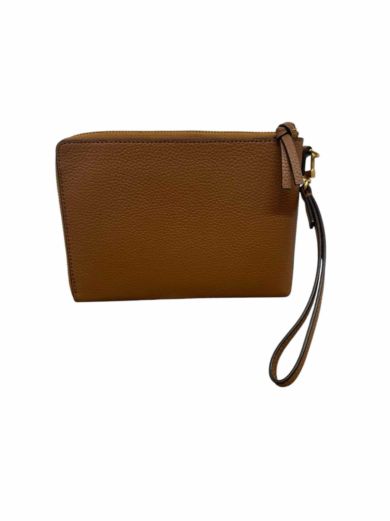 Tory Burch Tan Leather Wristlet