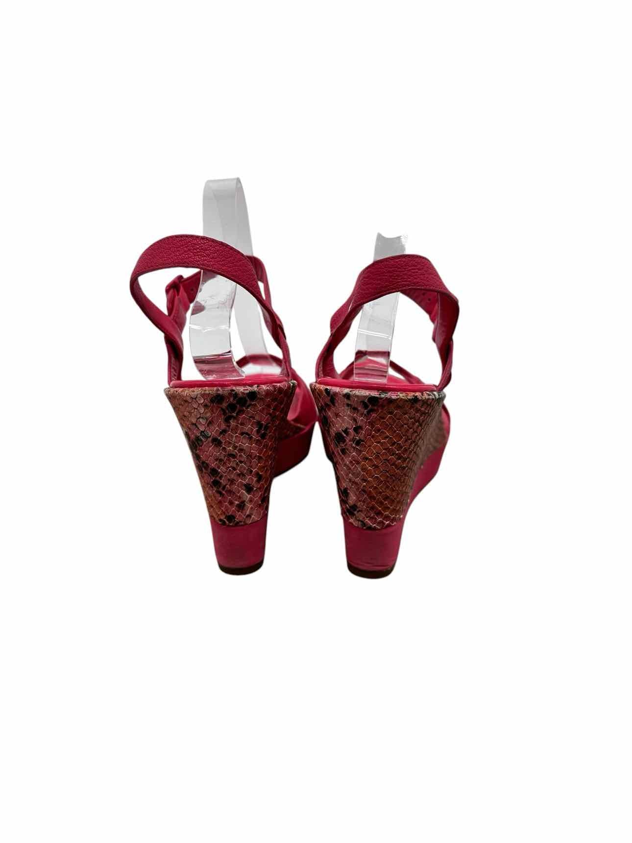 Cole Haan Pink Platform Wedge Shoe Size 9