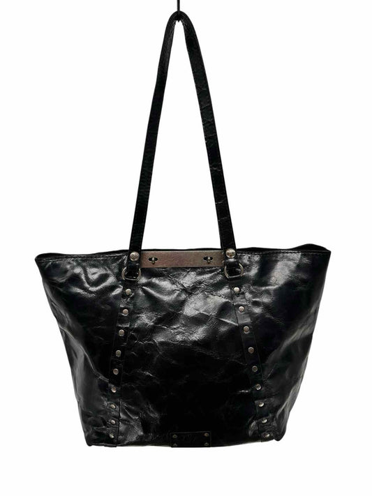 Patricia Nash Benvenuto Distressed Tote Black Leather Tote