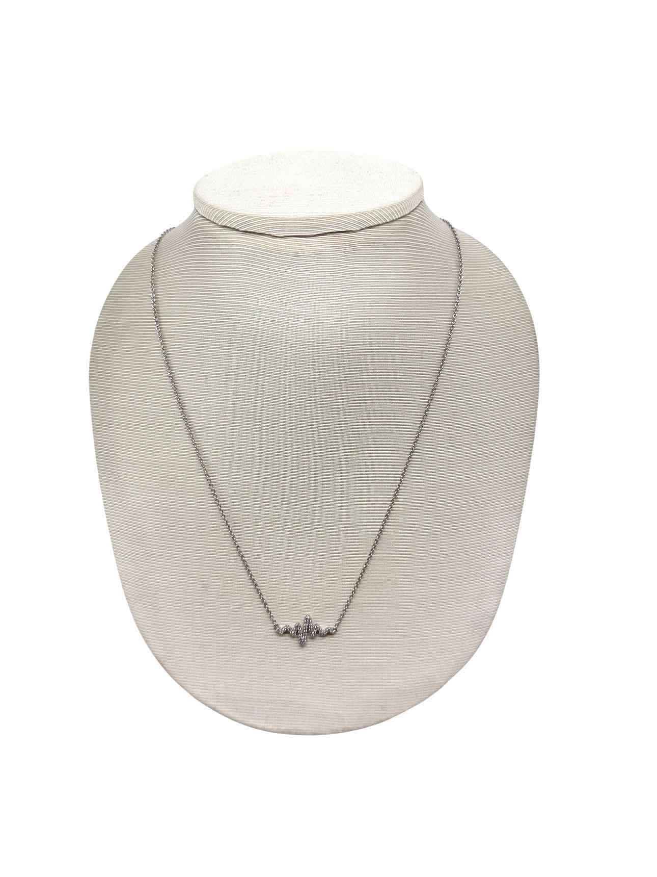 Lafonn Sterling Silver Heartbeat 0.39 CTW Simulated Diamond Necklace