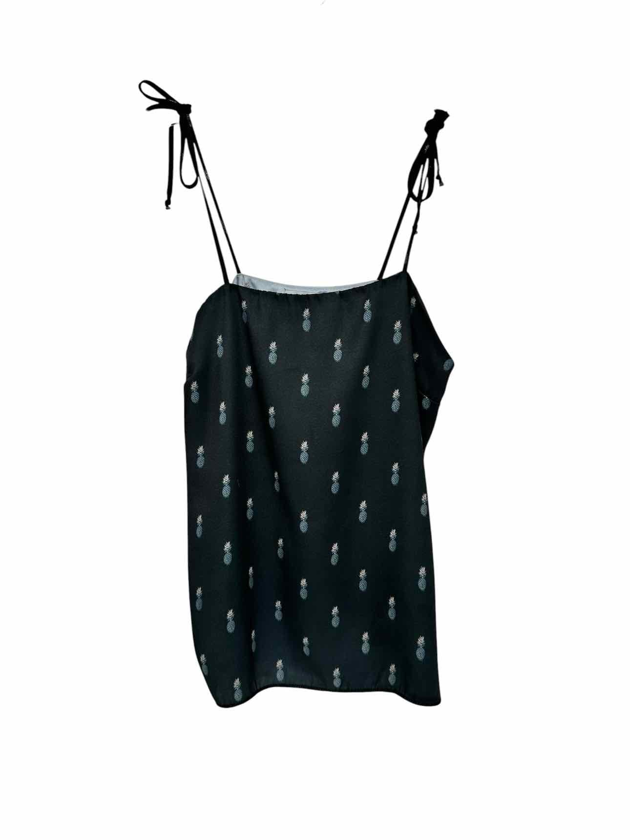 Sam & Lavi Anthropologie Reversible Pineapple Print Tank Top Size XS