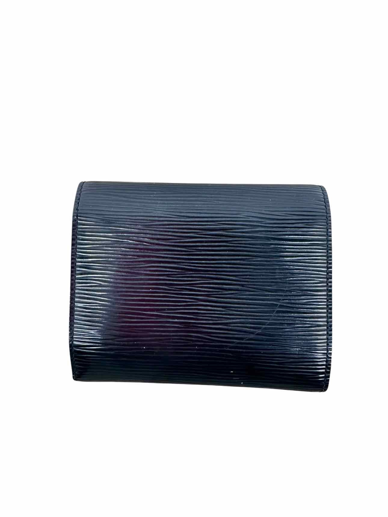 Louis Vuitton Epi Leather Joey Wallet Black Leather