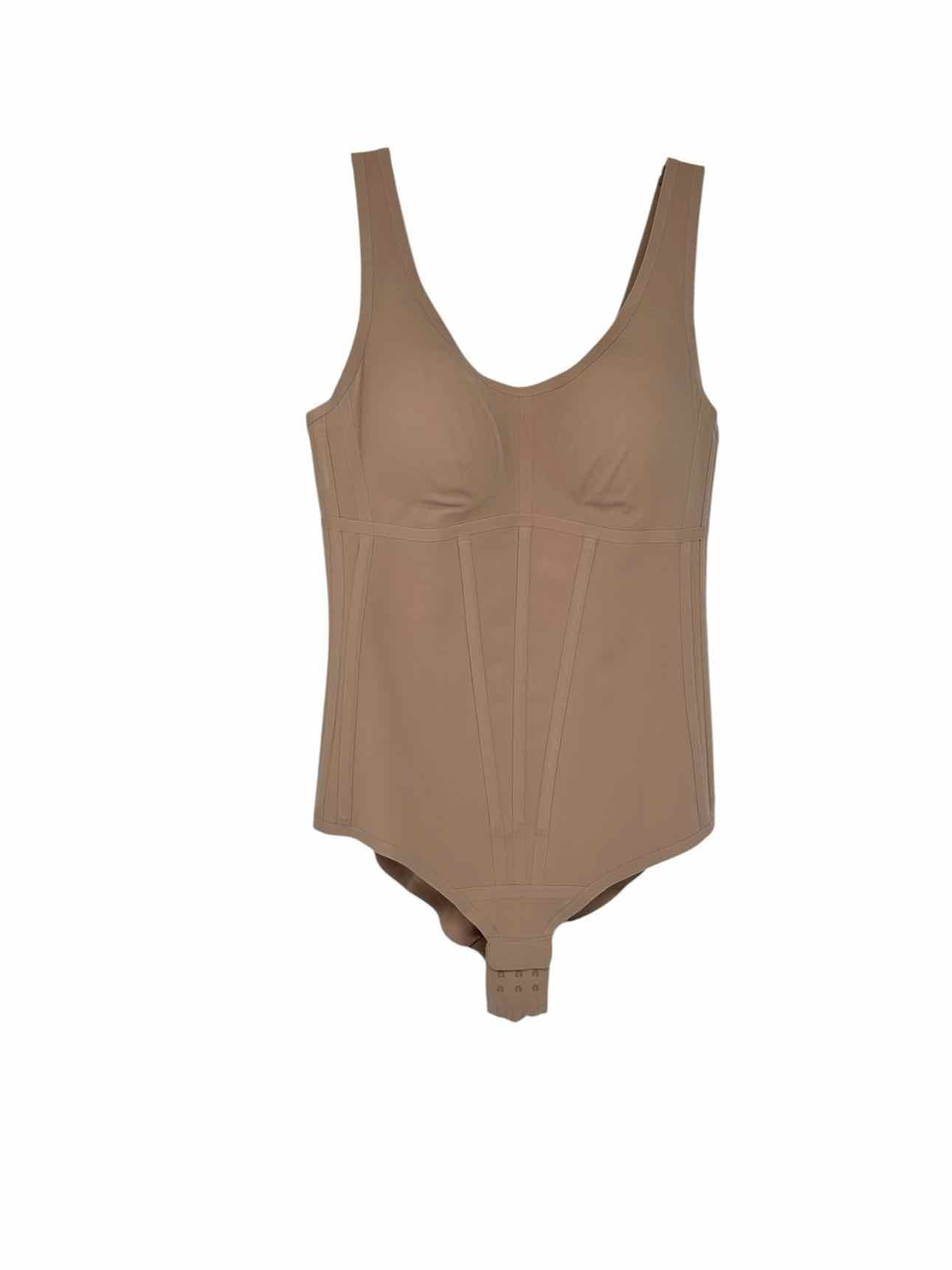 Honeylove Boldness Tank Bodysuit Beige Shapewear  Size M