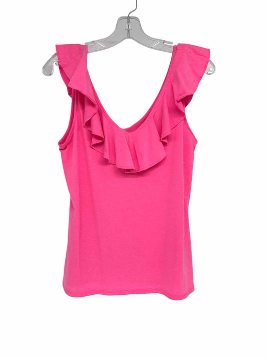 Lilly Pulitzer Alessa Ruffle Tank Top Pink Size M