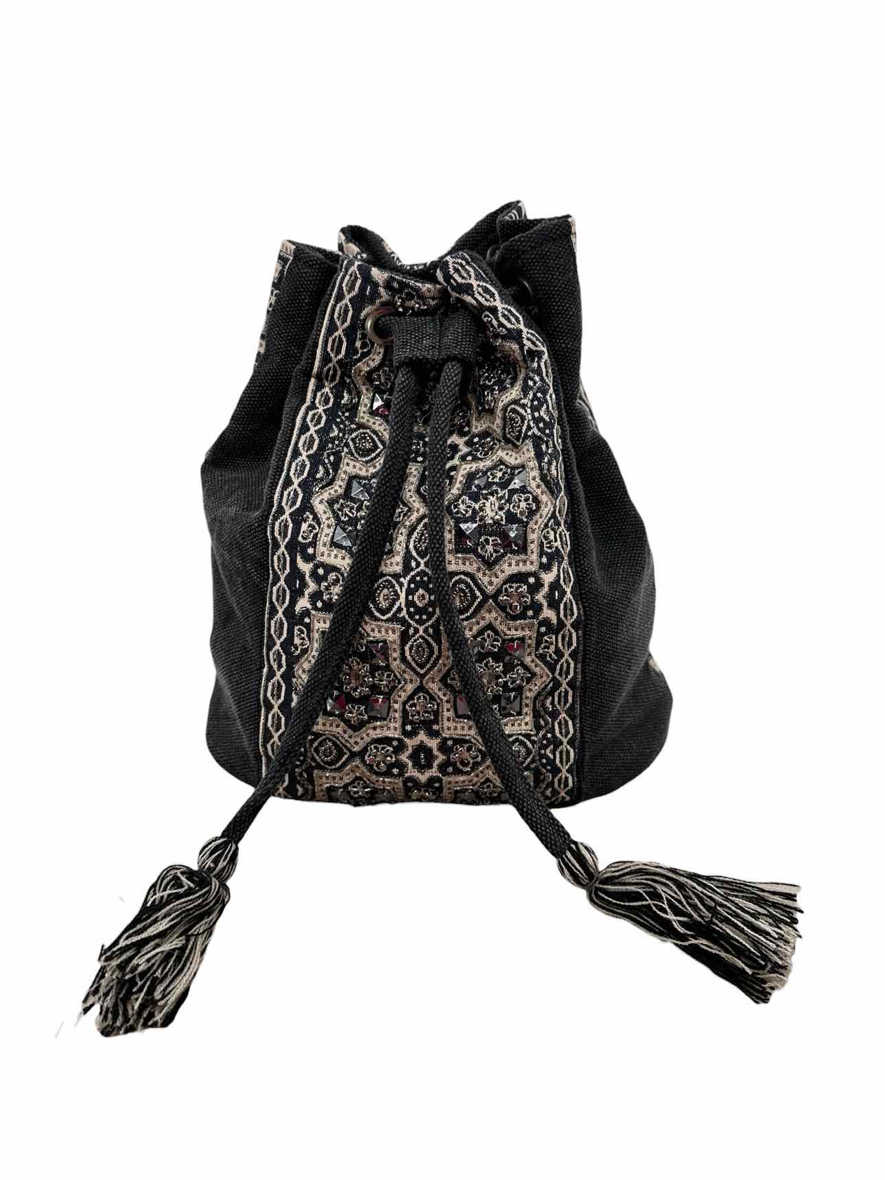 America and Beyond Black Canvas Backpack