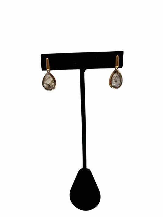 Dean Davidson Gold Plated Labradorite Teardrop Earrings