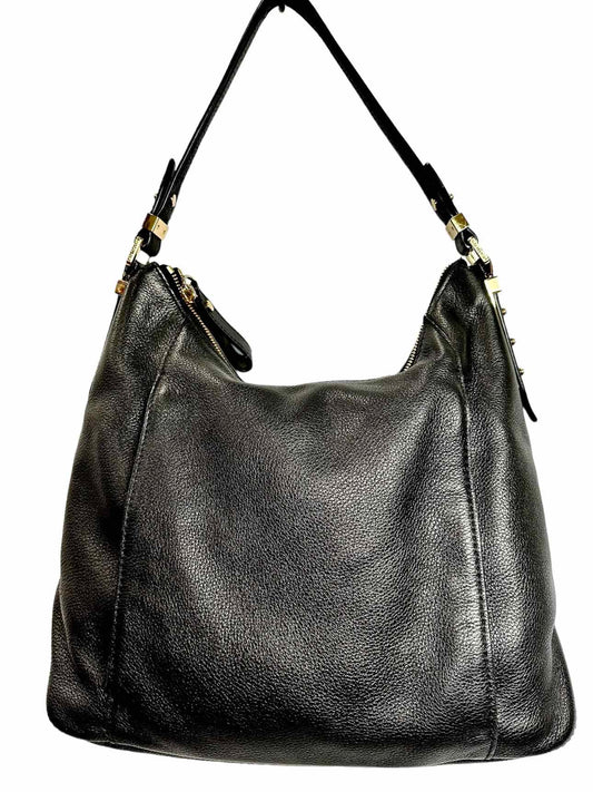 Michael Kors Black Leather Bowery Hobo