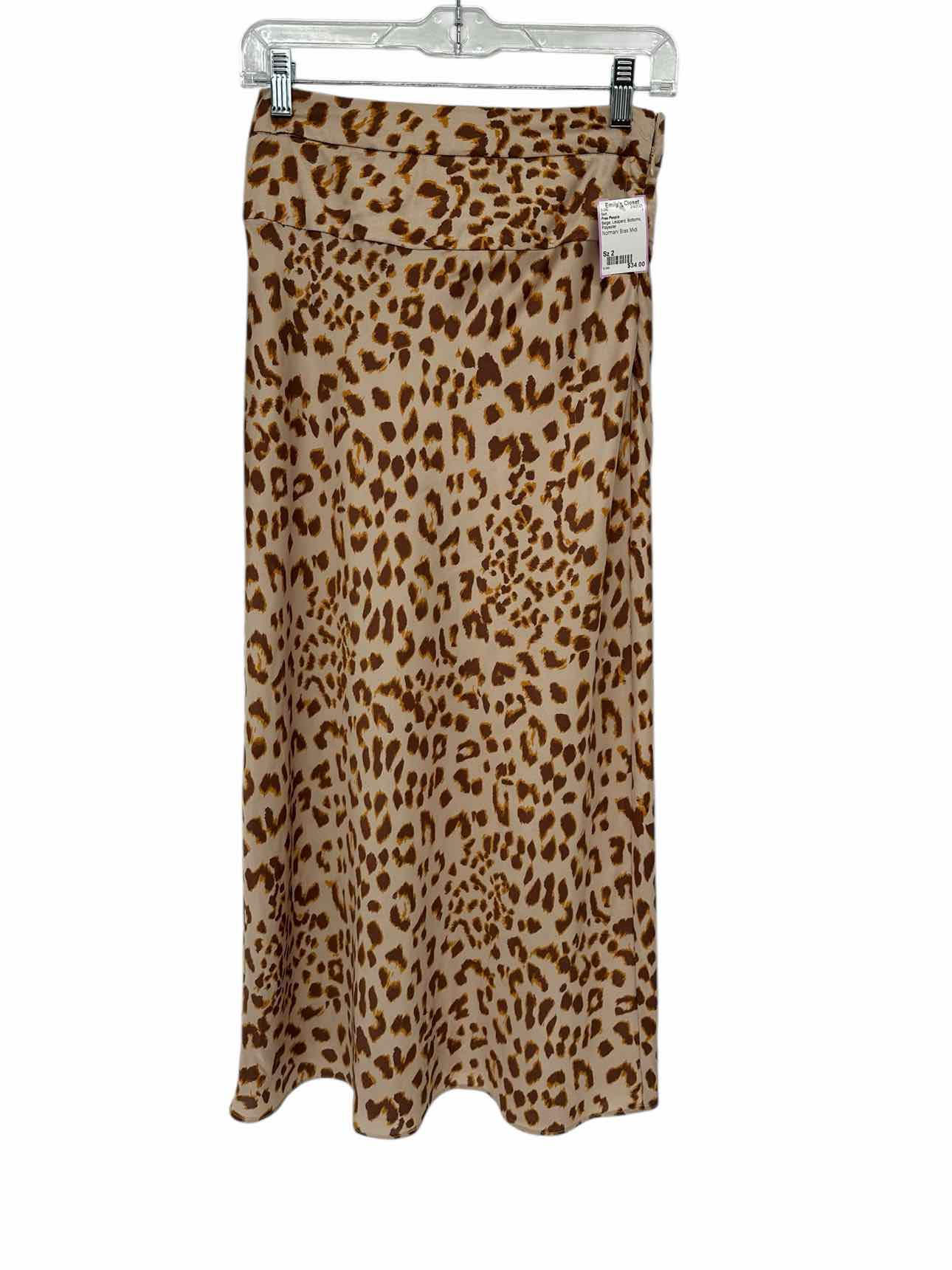 Free People Beige Size 2 Skirt