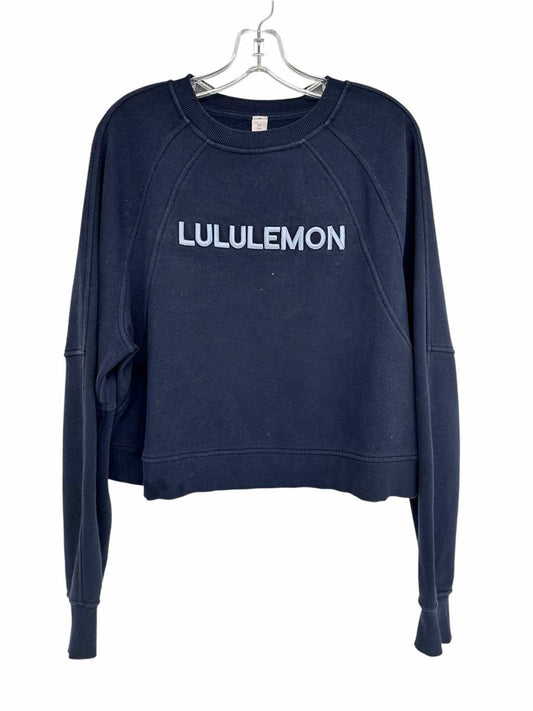 Lululemon Navy Scuba Oversized Pull Over Size M/L