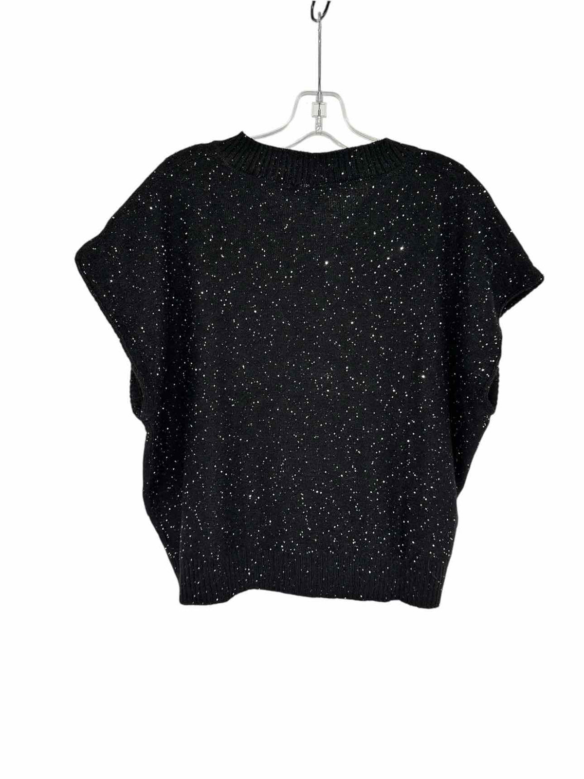 Coco +  Carmen Janece Sparkle V-Neck Sweater Size S/M **NEW**