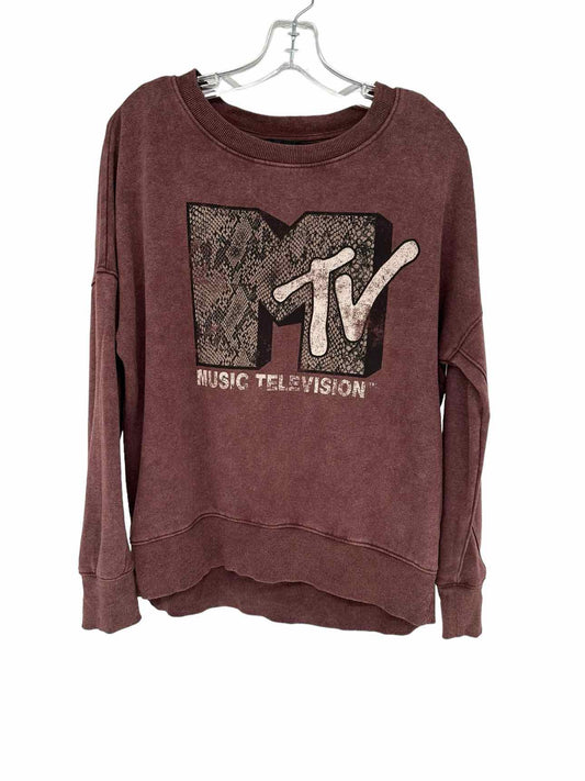 Rock & Republic Burgundy Size M Sweatshirt