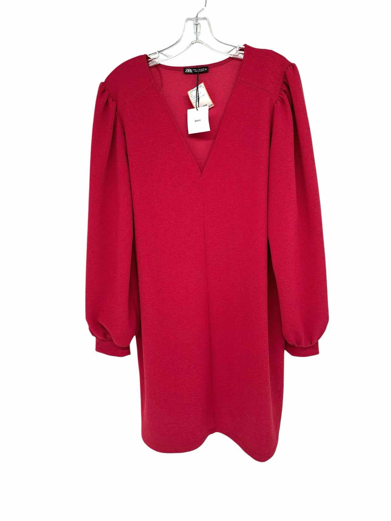 Zara Cranberry Size L Dress **NEW**