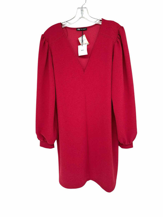 Zara Cranberry Size L Dress **NEW**