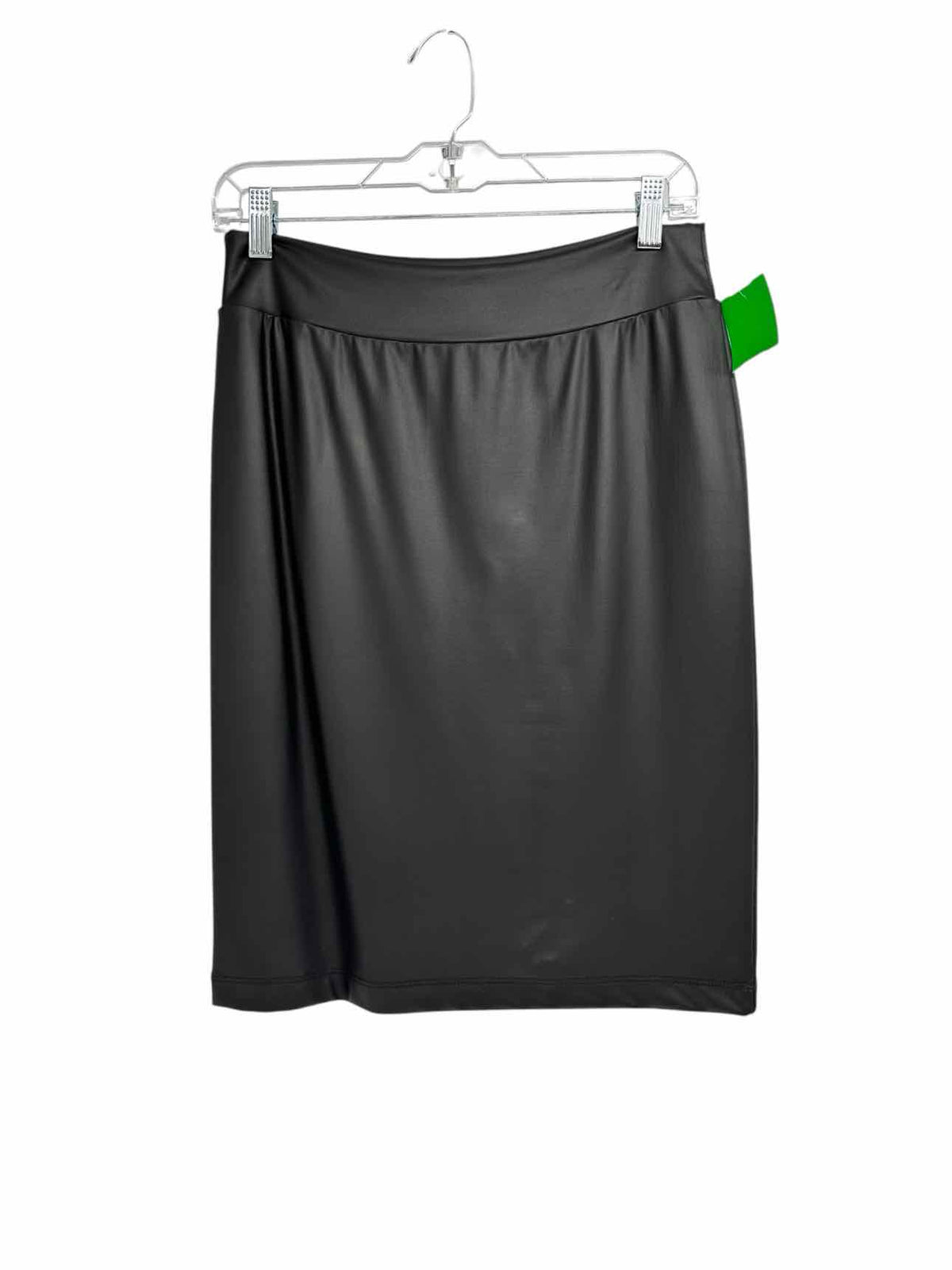 Clara Sun Woo Sedona Liquid Leather Skirt Black Size S