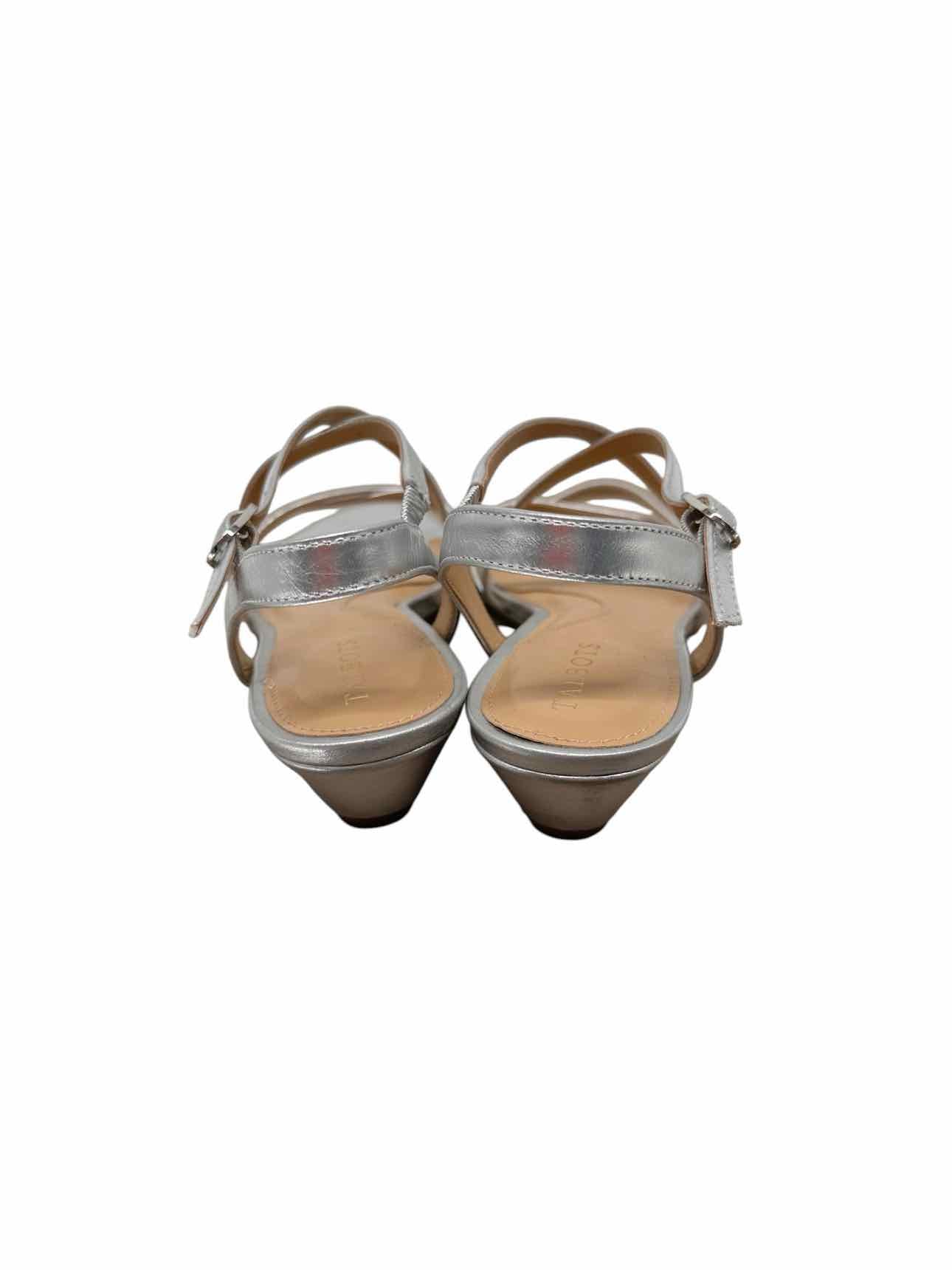 Talbots Silver Shoe Size 7.5 Sandals