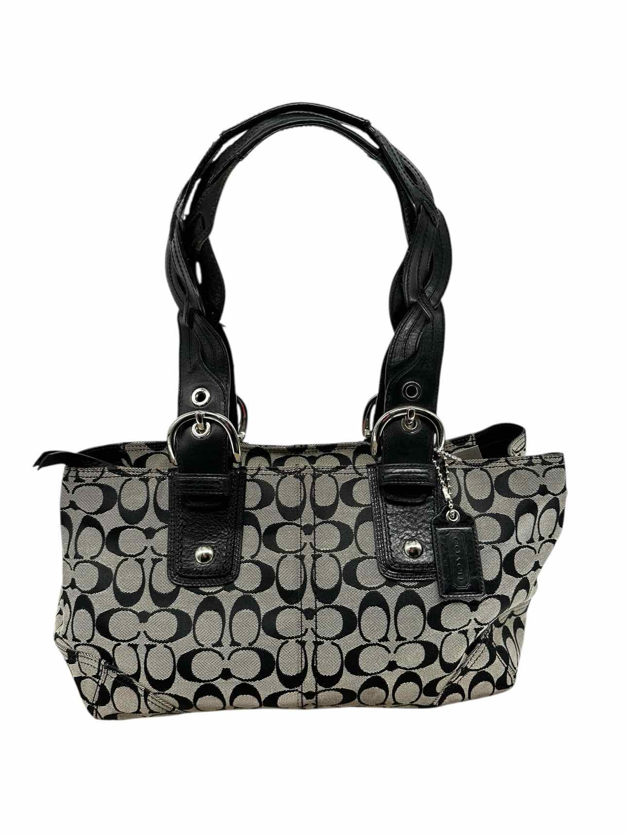 Coach Penolope Shoulder Bag w/ Leather Braided Handle