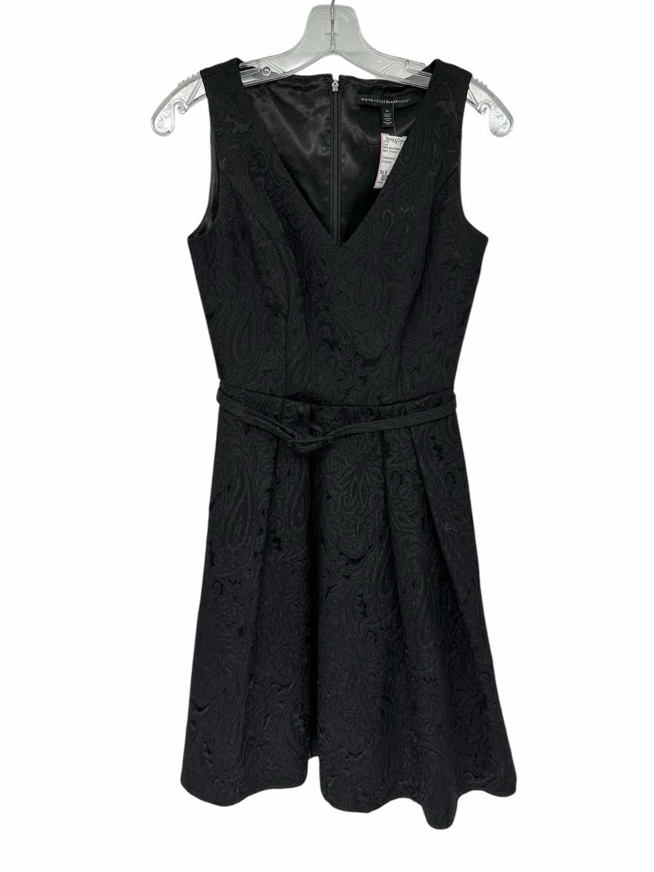 White House Black Market Sleeveless Black Dress Size 0