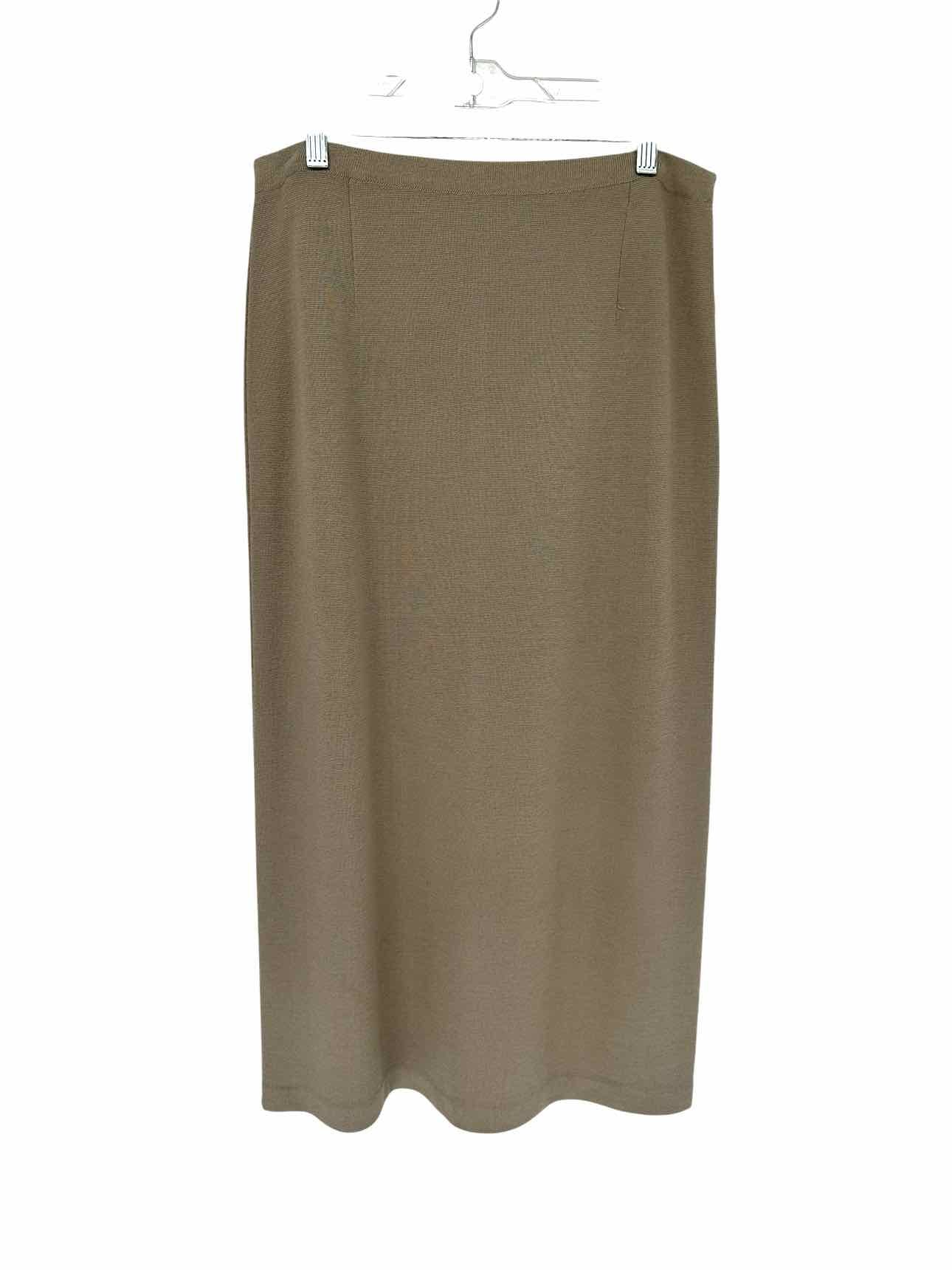 Spanner Taupe Midi Skirt Size M