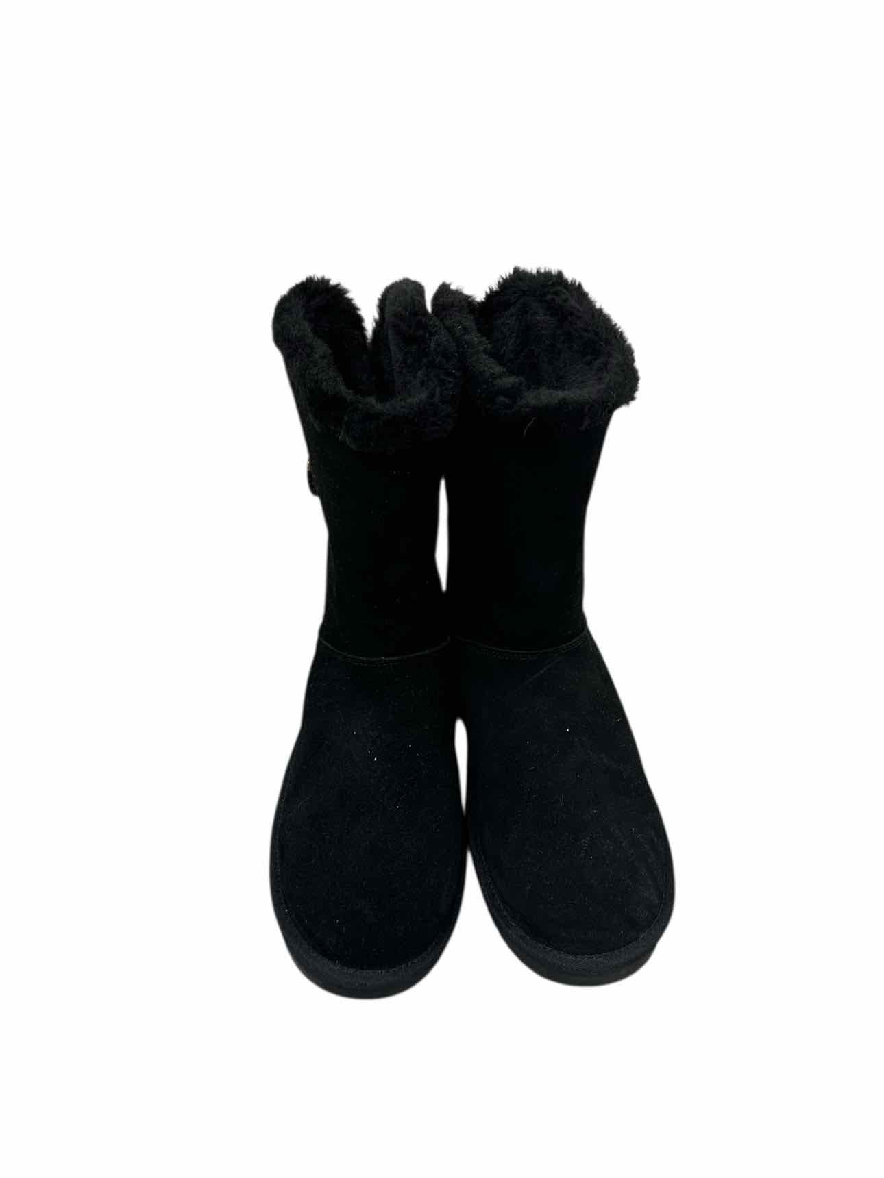 Ugg Nalie Button Black Shoe Size 9 Boots  **NEW**