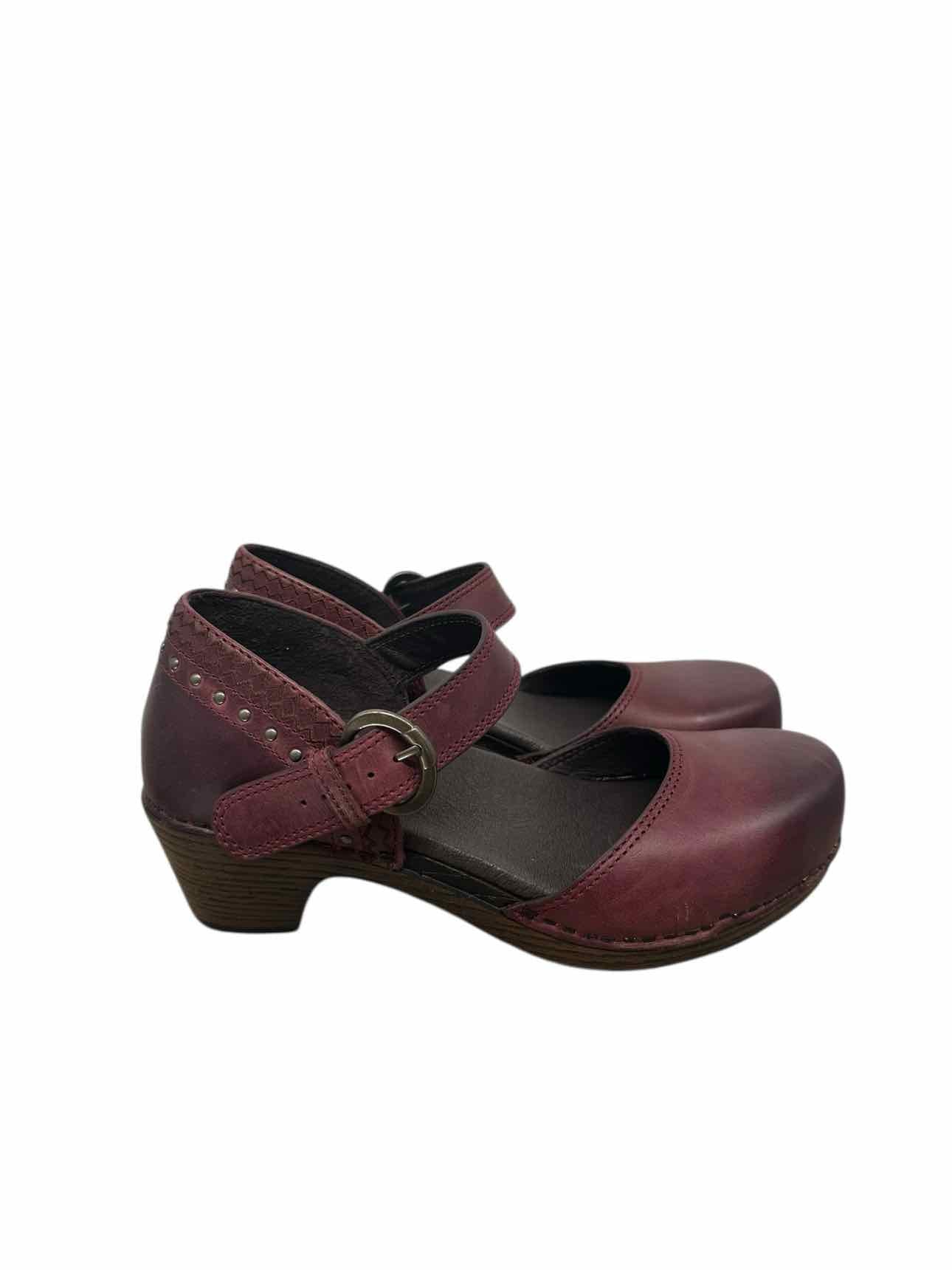 Dansko Makenna Maroon Mary Janes Shoe Size 8 **NEW**
