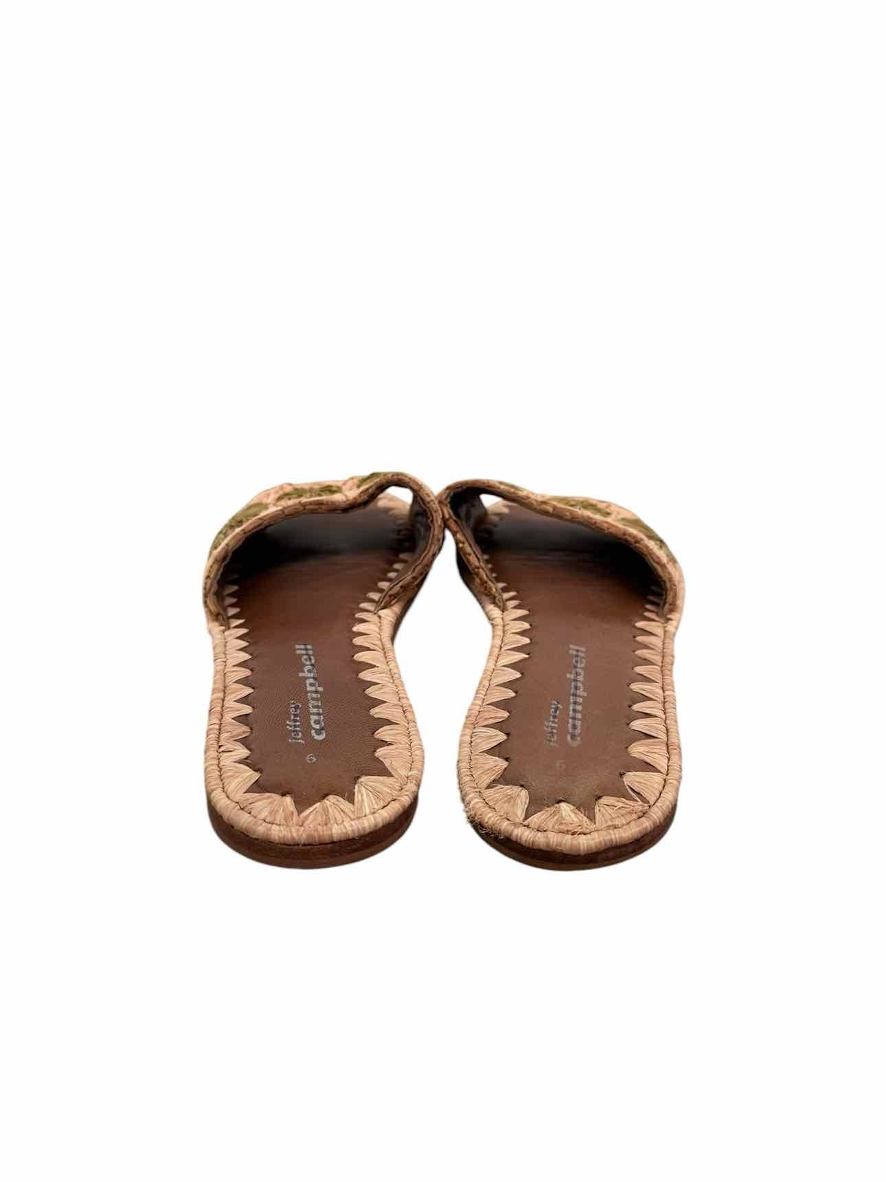 Jeffrey Campbell Dane Slides Tan Shoe Size 9