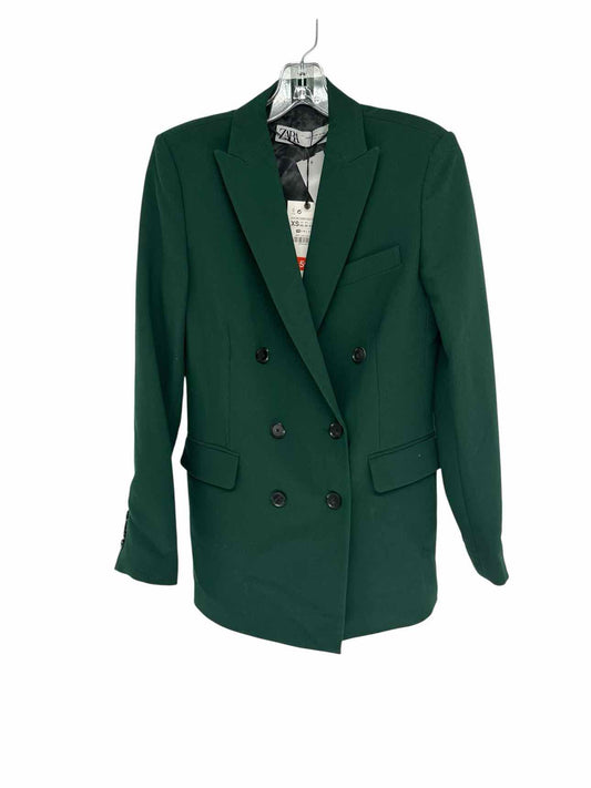 Zara Green Size XS Blazer **NEW**