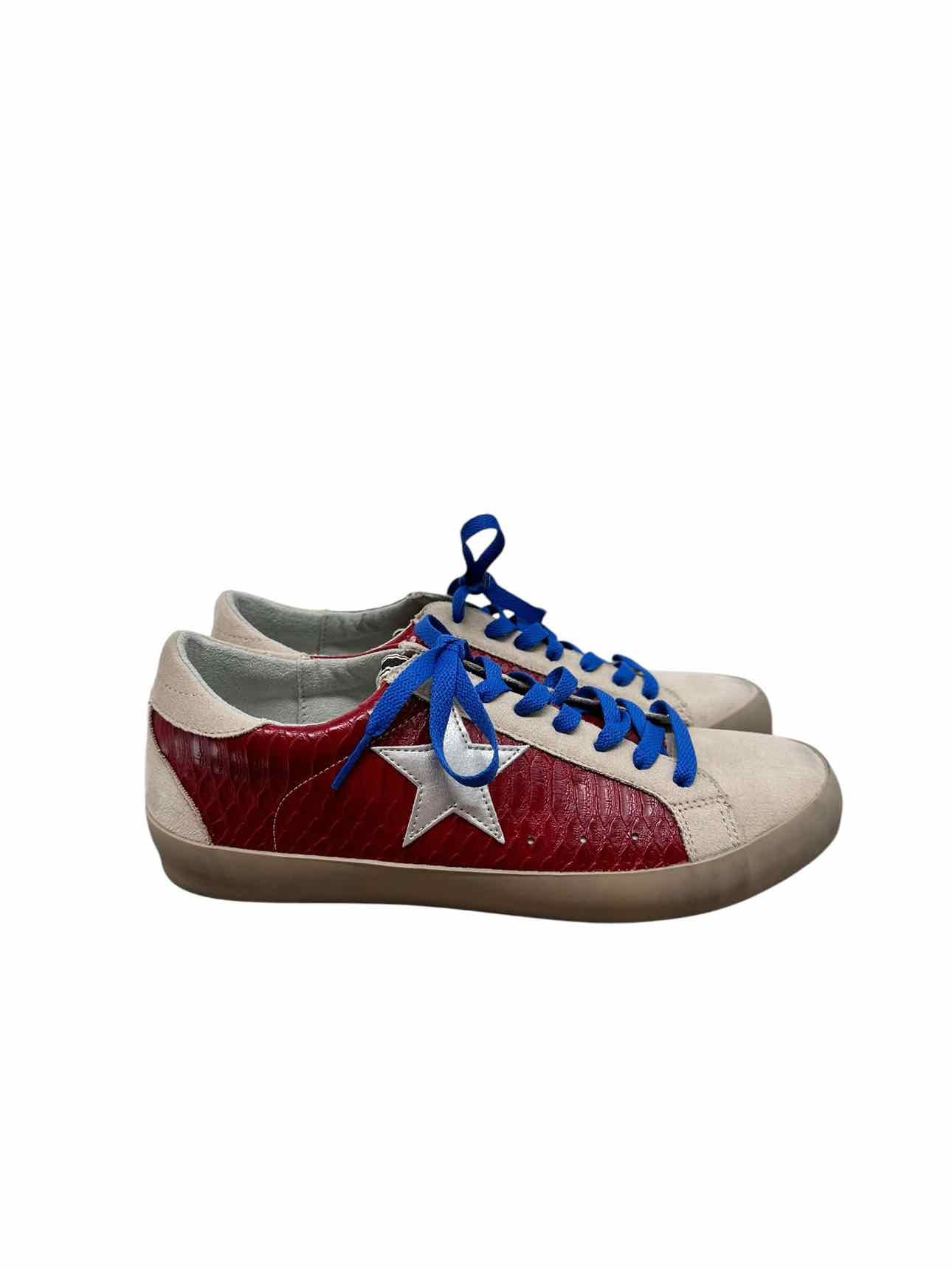 Shu Shop Red Paula Sneakers Shoe Size 9 **NEW**