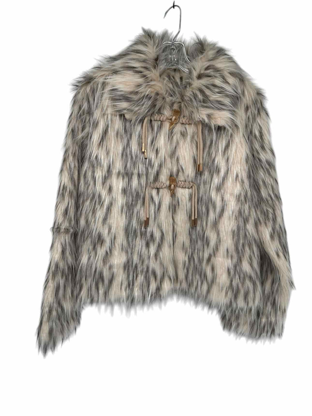 Coco +  Carmen Gianna Hairy Faux Fur Jacket Size S/M **NEW**