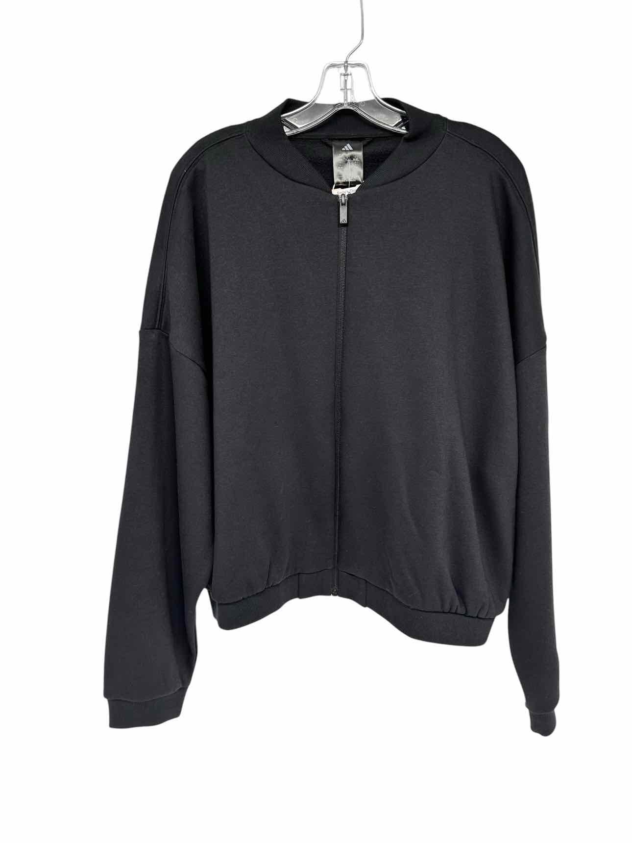 Adidas Black Size L Essential Contemporary Bomber Jacket  **NEW**