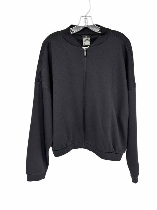Adidas Black Size L Essential Contemporary Bomber Jacket  **NEW**