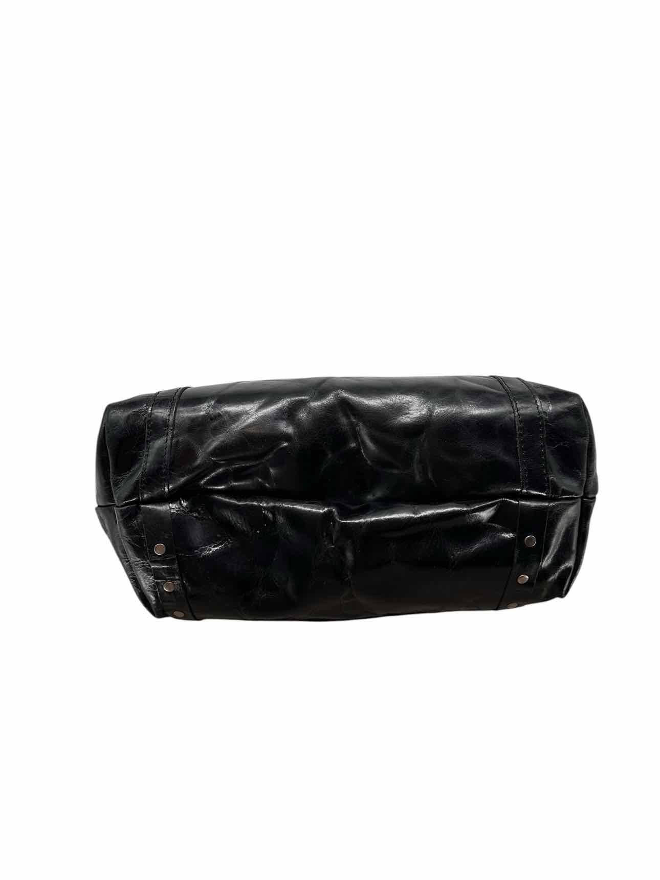 Patricia Nash Benvenuto Distressed Tote Black Leather Tote