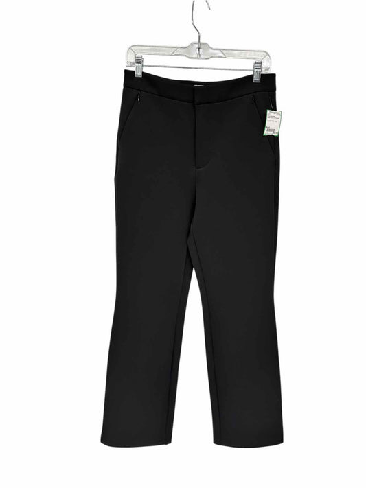 Good American Black Scuba Wide Leg Pants Size 6