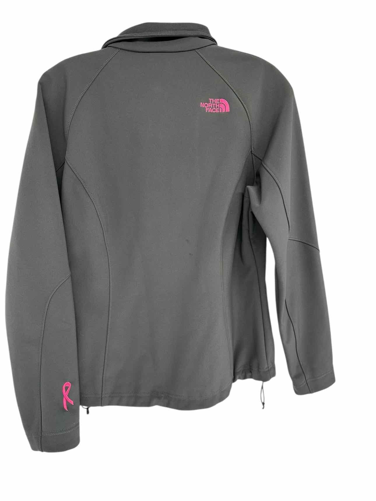 The North Face Breast Cancer Awareness Soft Shell Gray Jacket Size S