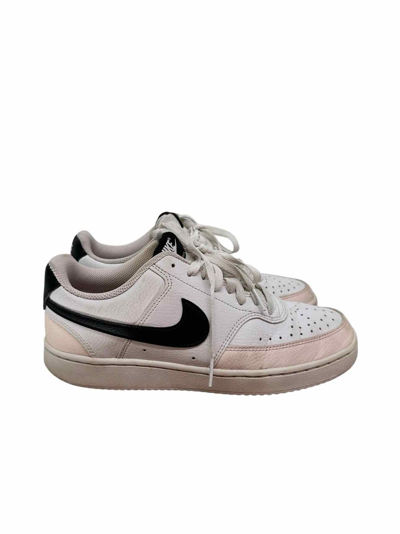 Nike Court Vision Low White Sneakers Shoe Size 9