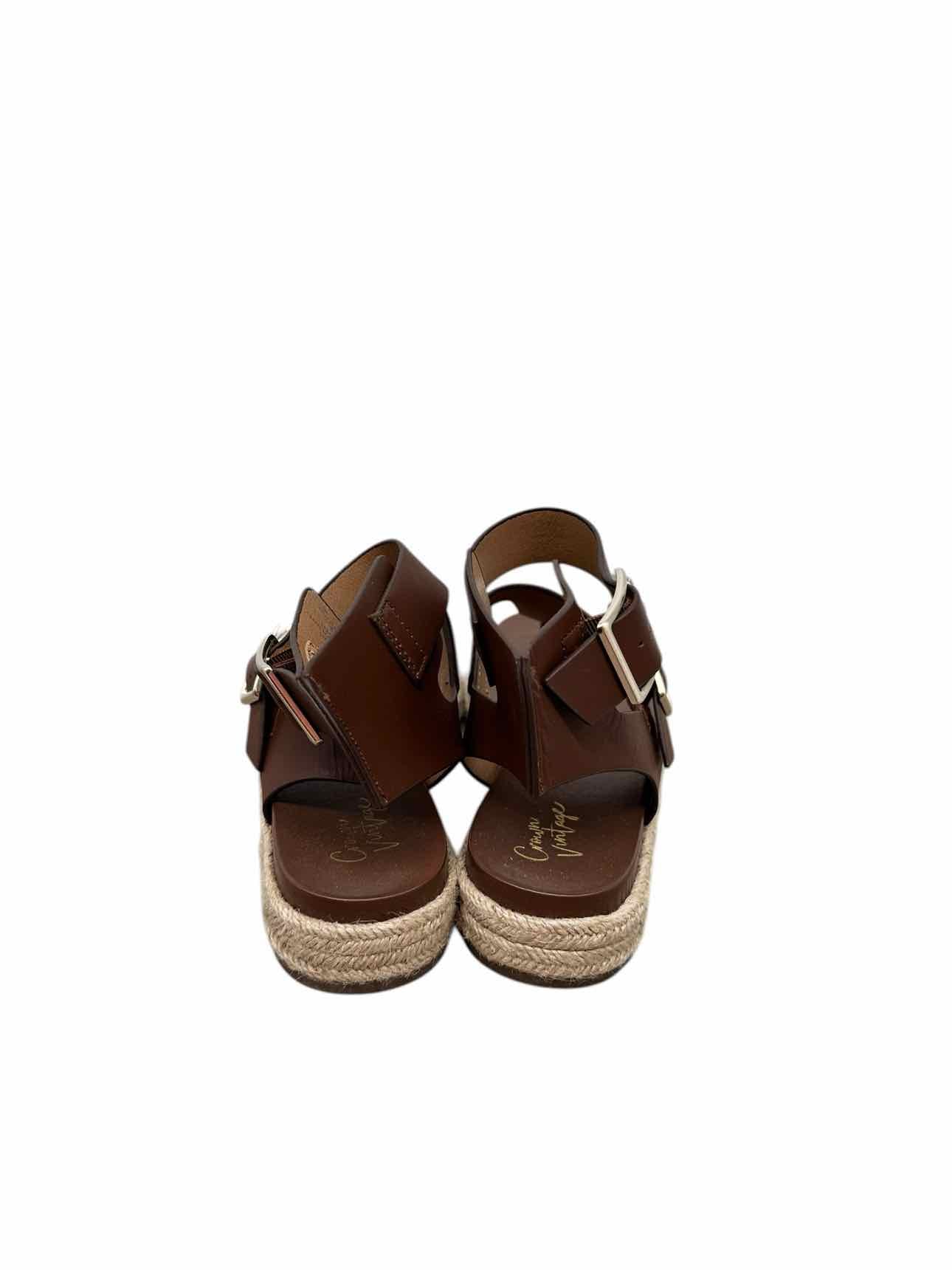 Crown Vintage Sanshell Espadrille Shoe Size 8