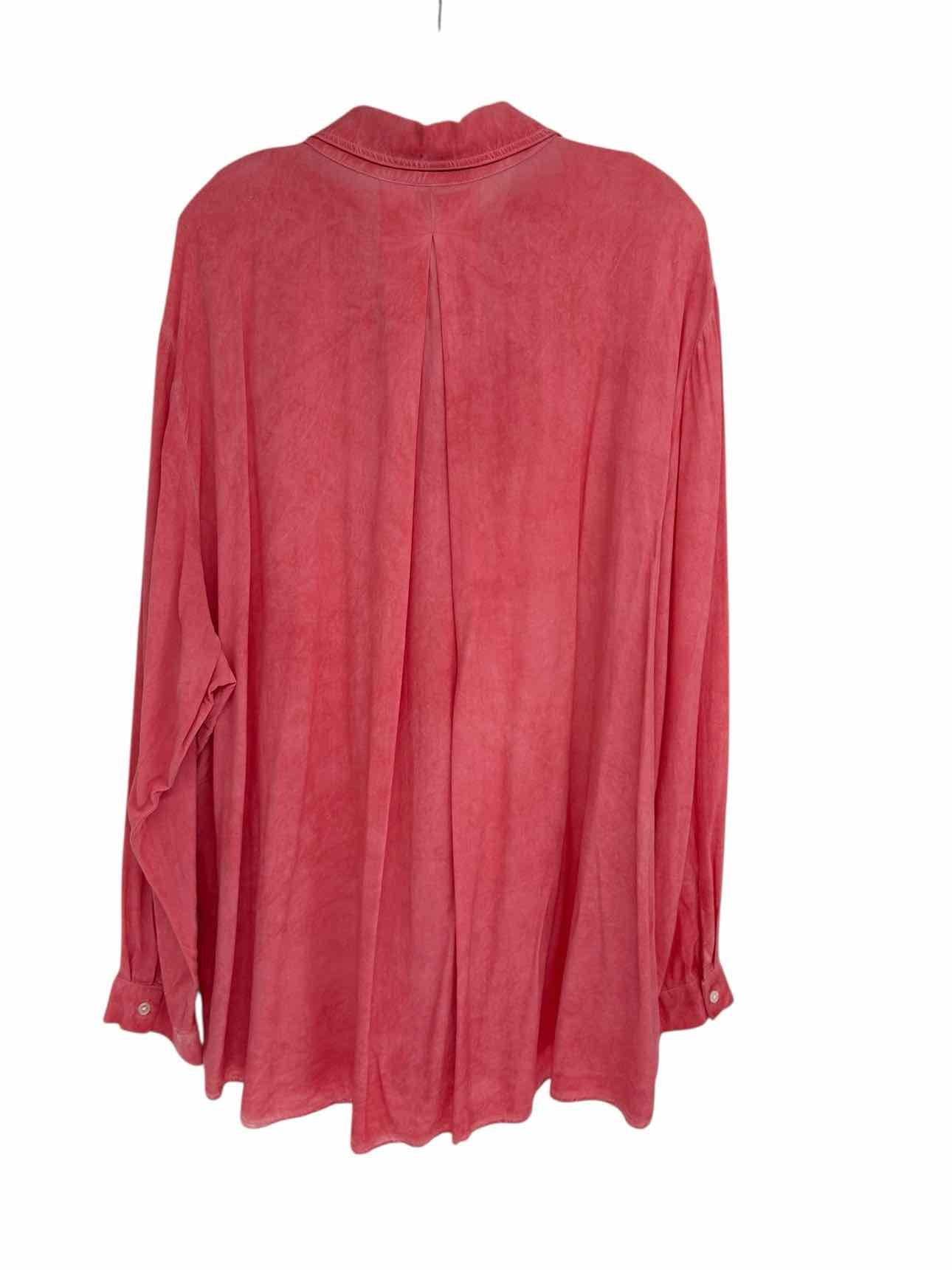 Lane Bryant Coral Size 26/28 Long Sleeve Top