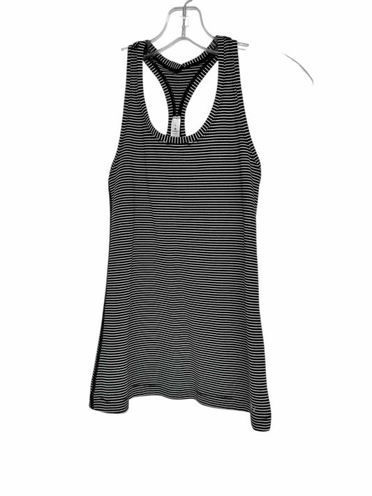 Lululemon Cool Racerback Tank Black/White Size 6 **NEW**
