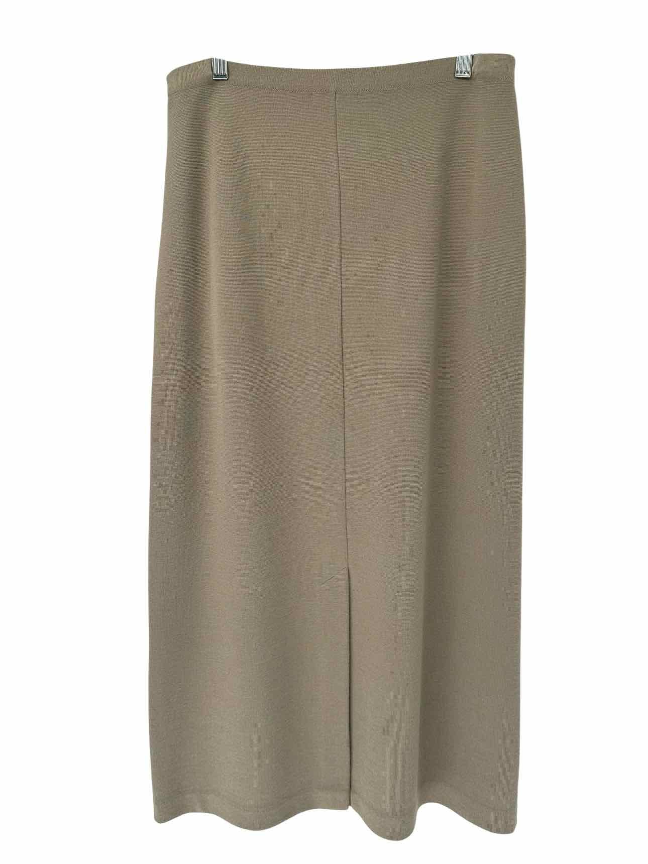 Spanner Taupe Midi Skirt Size M