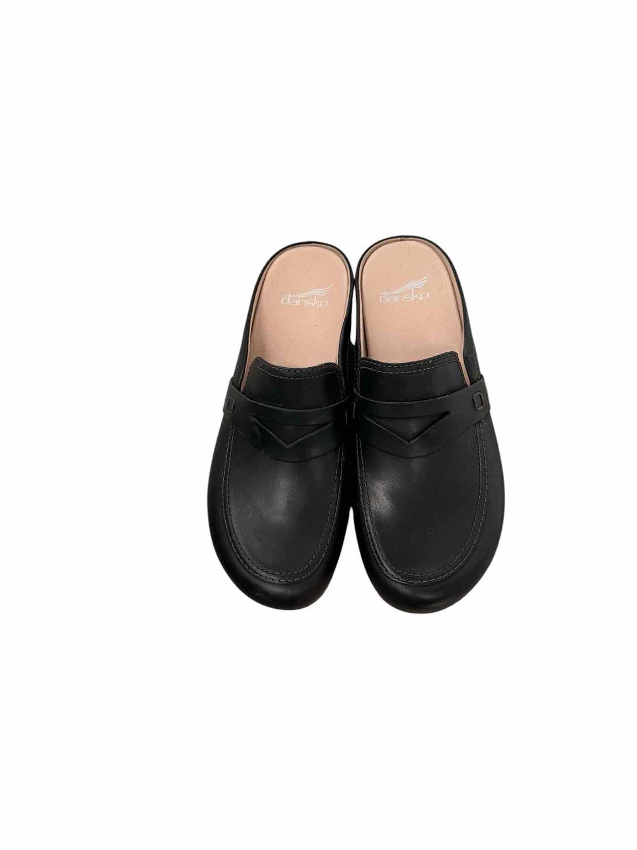 Dansko Black Penny Loafer Clogs Shoe Size 8.5/9  **NEW**
