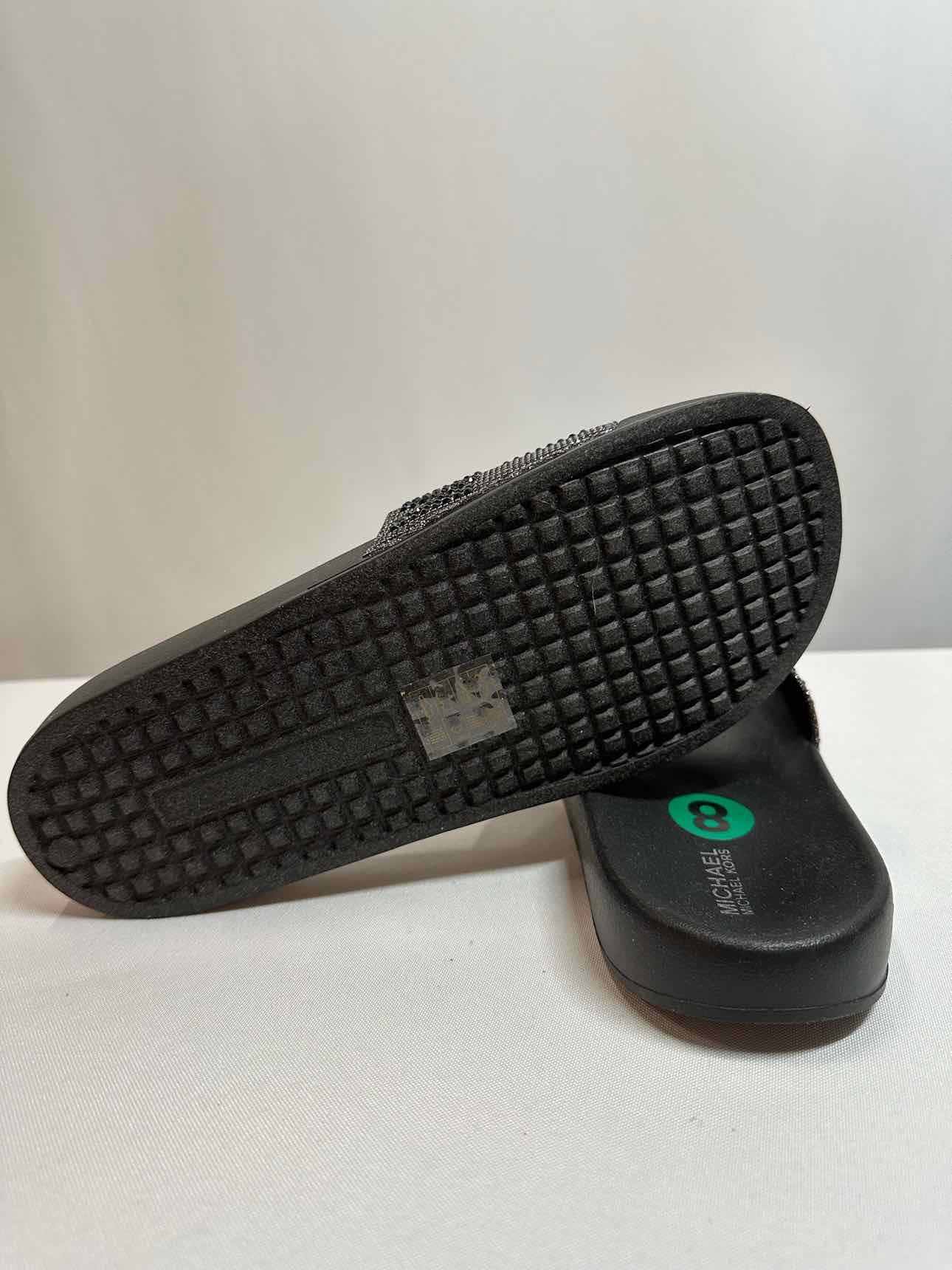 Michael Kors Black Slides  **NEW**