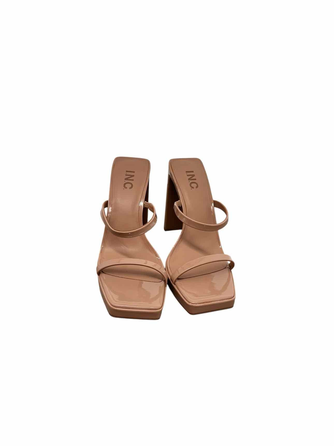 I.N.C. Beige Denima Platform Sandals Shoe Size 8 **NEW**