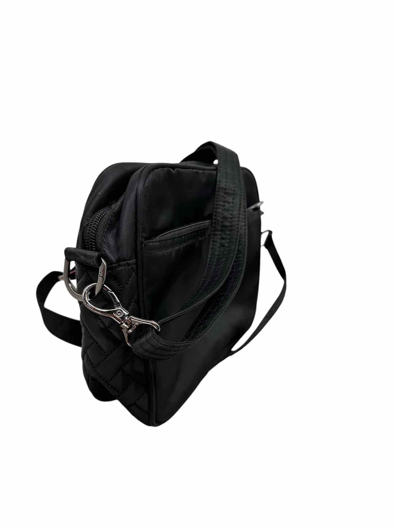 Lug Carousel XL Black Nylon Crossbody