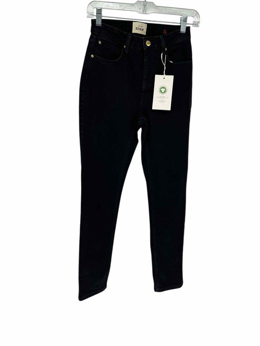 Sezane The Brut Sexy Black Jeans Size 0 **NEW**